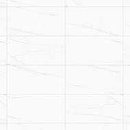 Mexen Dicta White glanzend gerectificeerd gres G1, vloer- en wandtegel 120 x 60 cm, carving - TL408-120-060-02