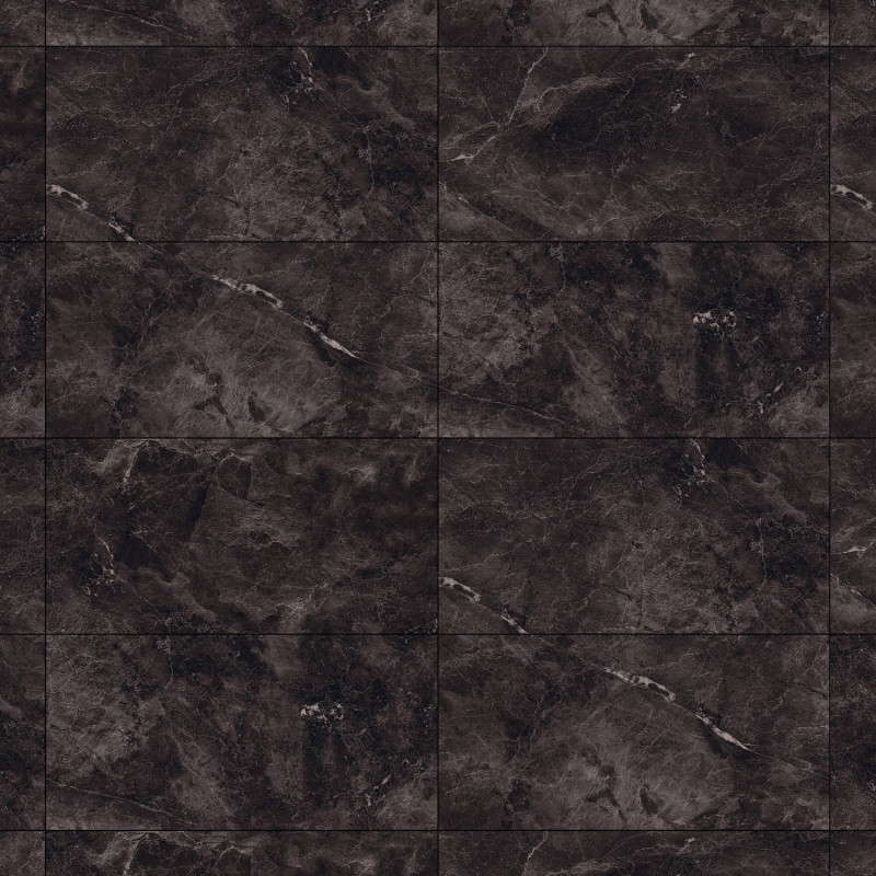Mexen Merison Schwarzer, glasierter Feinsteinzeug rek. G1, Boden-Wand-Fliese 120 x 60 cm, Hochglanz - TL203-120-060-00