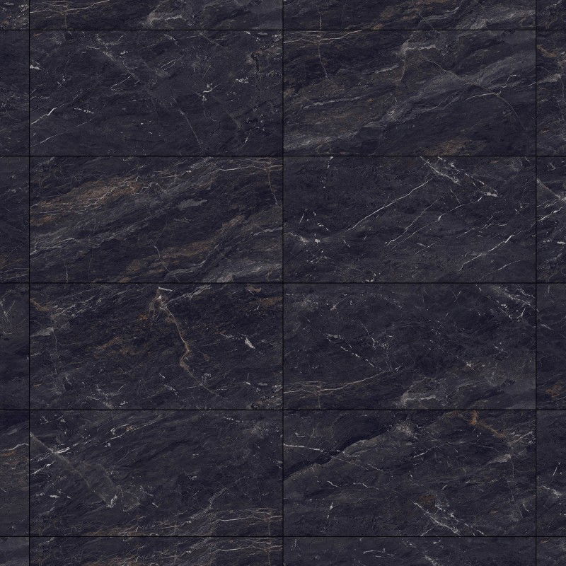 Mexen Sintra Grés preto esmaltado retificado G1, azulejo de pavimento e parede 120 x 60 cm, alto brilho - TL204-120-060-00