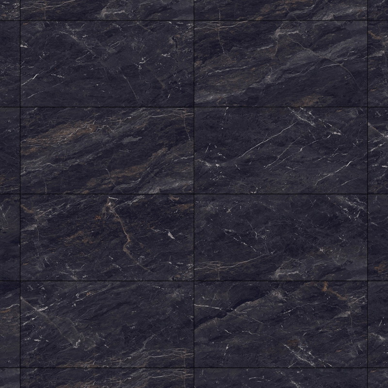 Mexen Sintra must glasuuritud keraamiline plaat, seinaplaat-põrandaplaat 120 x 60 cm, kõrgläige - TL204-120-060-00