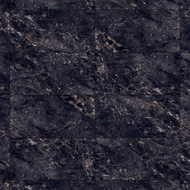 Mexen Rokocha Black glazed rectified porcelain tile G1, 120 x 60 cm, high gloss - TL205-120-060-01