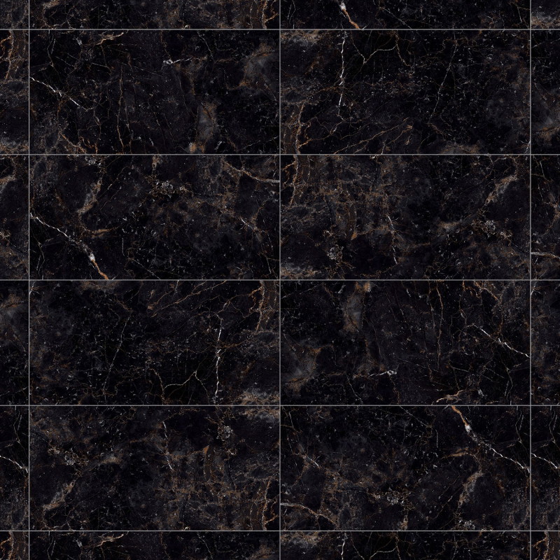Mexen Champion Gres nero smaltato rett. G1, piastrella pavimento-parete 120 x 60 cm, alta lucentezza - TL202-120-060-00