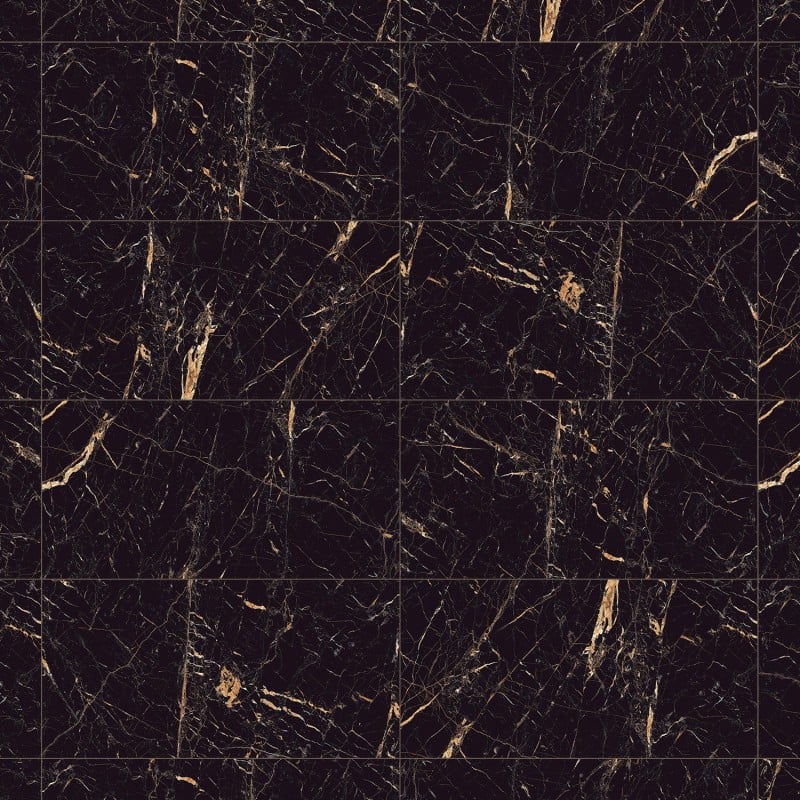 Mexen Python Gold glazed rectified G1 porcelain tile, floor-wall tile 120 x 60 cm, high gloss - TL212-120-060-00