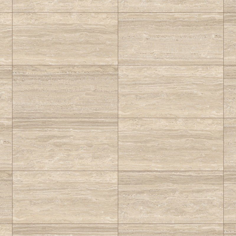 Mexen Neo Travertino Liner Natural glazed rectified porcelain tile, floor and wall tile 120 x 60 cm, matte - TL302-120-060-05