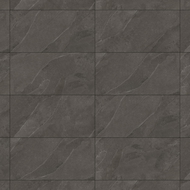Mexen Aryan Nero gres esmaltado rectificado G1, baldosa para suelo y pared 120 x 60 cm, mate - TL310-120-060-04