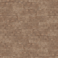 Mexen Riga Lyon Brown glasiertes Steinzeug rekt. G1, holzähnliche Boden-Wand-Fliese 120 x 30 cm, matt - TL713-120-030-51