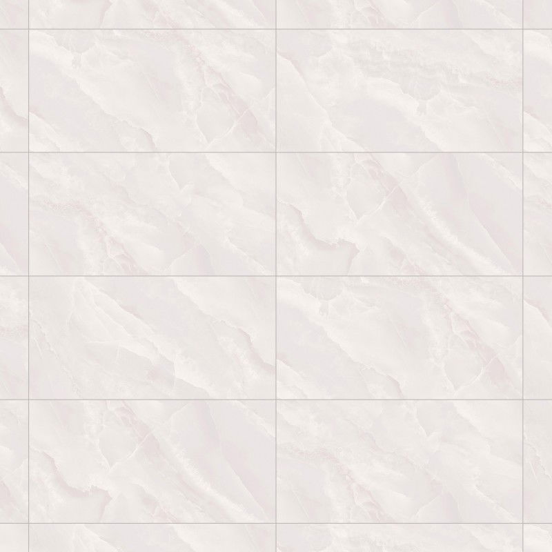 Mexen Polano White glazed rectified G1 tile, floor-wall 120 x 60 cm, glossy - TL108-120-060-04