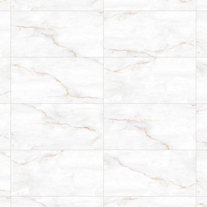 Mexen Brakel White gres szkliwiony rekt. G1, płytka podłogowo-ścienna 120 x 60 cm, połysk - TL110-120-060-01