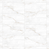 Mexen Brakel Blanc grès émaillé rectifié G1, carreau sol-mur 120 x 60 cm, brillant - TL110-120-060-01