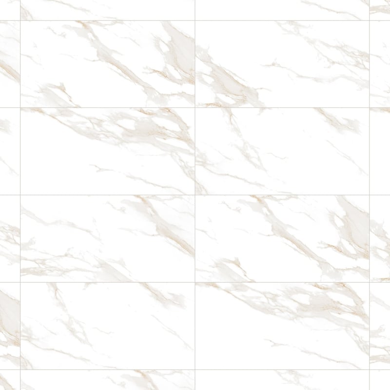 Mexen Luton Gold glasuuriga poleeritud G1 keraamiline plaat, põranda-seinaplaat 120 x 60 cm, läikiv - TL113-120-060-01