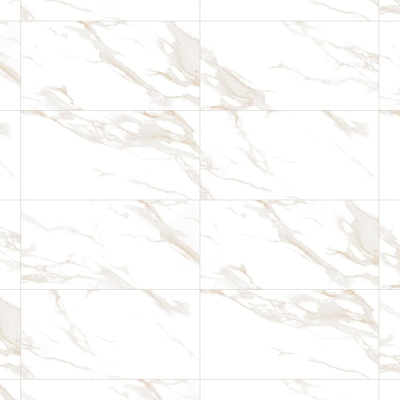 Mexen Luton Gold glazed rectified G1, floor-wall tile 120 x 60 cm, gloss - TL113-120-060-01
