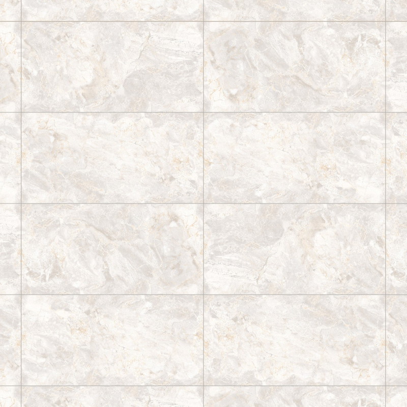 Mexen Orienta Bijela glazirana rektificirana gres pločica G1, podno-zidna pločica 120 x 60 cm, sjaj - TL115-120-060-00