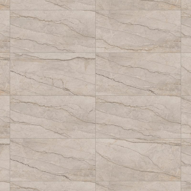 Mexen Costline Glazed Rectified Smoke Porcelain Tile G1, Floor-Wall Tile 120 x 60 cm, Gloss - TL123-120-060-02