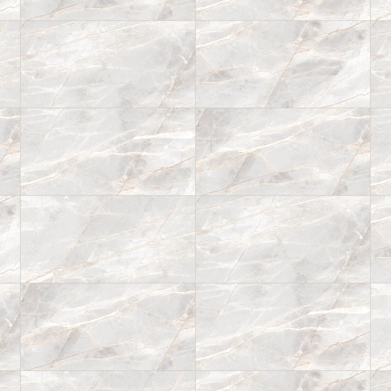 Mexen Cressida White gres szkliwiony rekt. G1, płytka podłogowo-ścienna 120 x 60 cm, połysk - TL135-120-060-01