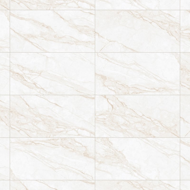 Mexen Rayas Beige Glazed Porcelain Rectified G1, Floor and Wall Tile 120 x 60 cm, Gloss - TL147-120-060-00