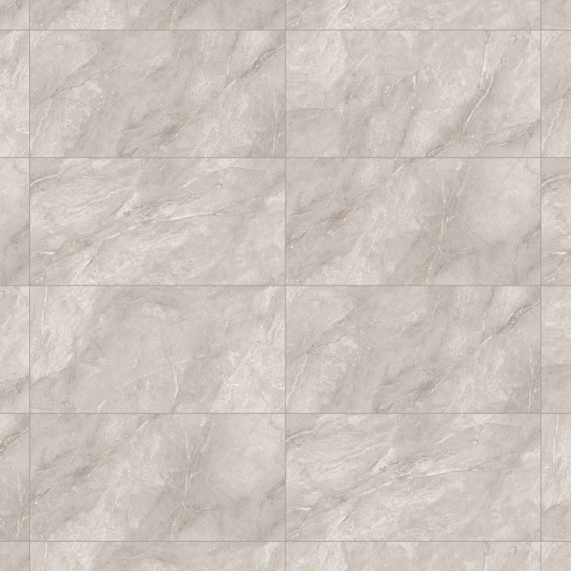 Mexen Walcey Smoke glazed rectified stoneware floor and wall tile 120 x 60 cm, glossy - TL150-120-060-05
