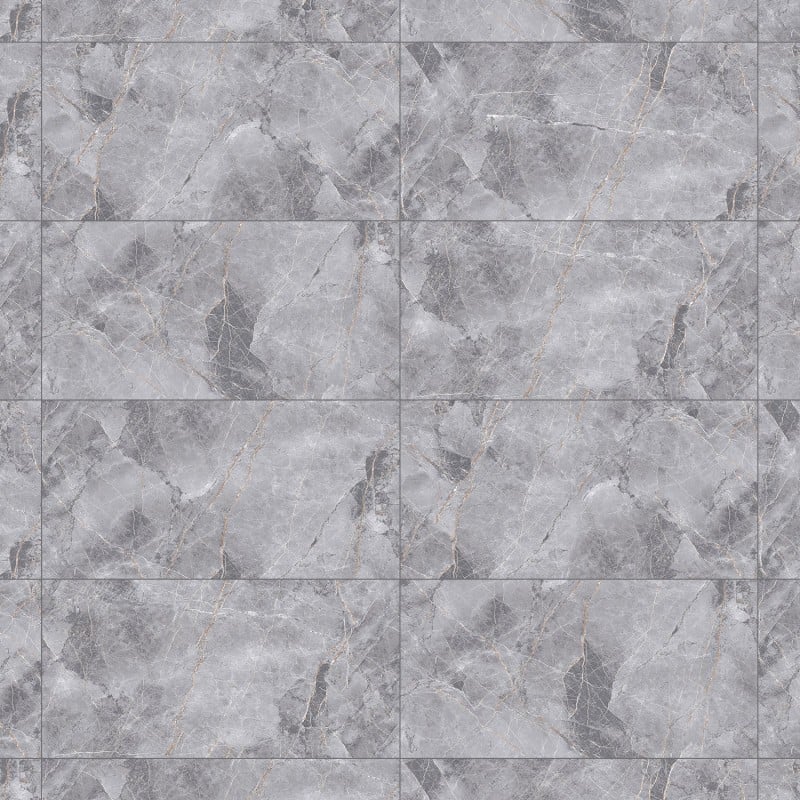 Mexen Eternity Gray Glazed Rectified Porcelain Tile G1, Floor-Wall Tile 120 x 60 cm, Gloss - TL112-120-060-01