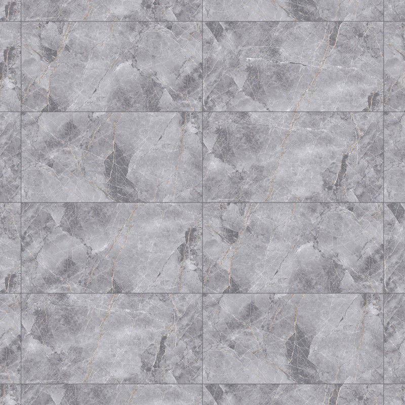 Mexen Eternity Grès gris émaillé rectifié G1, carreau sol-mur 120 x 60 cm, brillant - TL112-120-060-01
