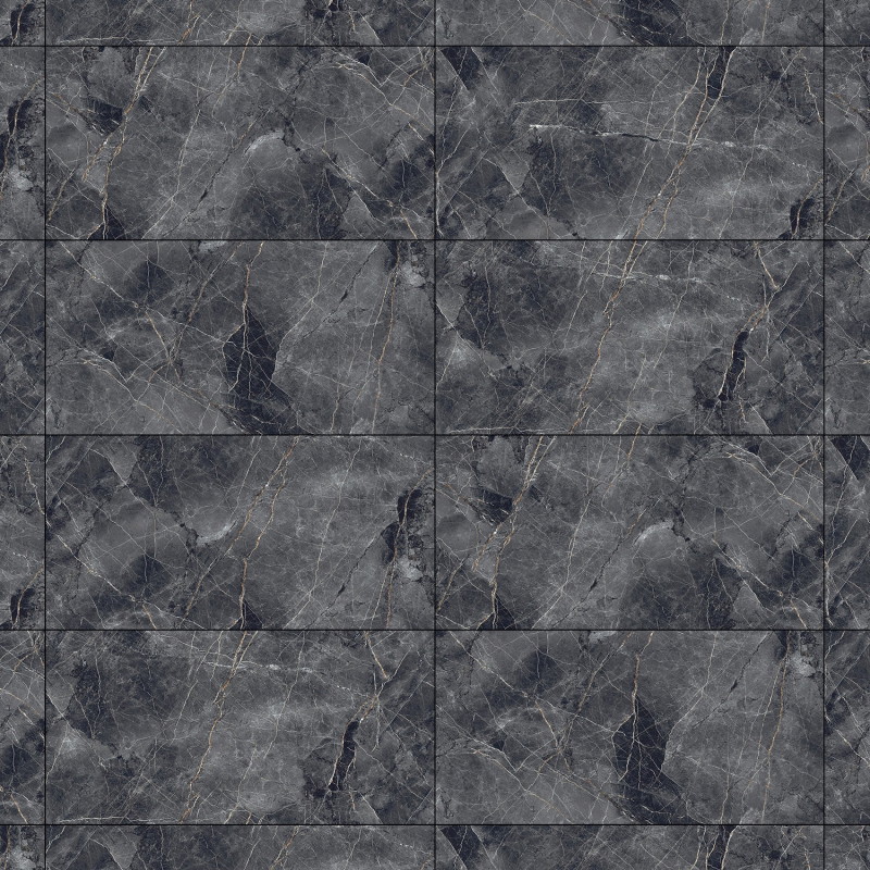 Mexen Eternity Nero glasuuritud portselanplaadid kalibreeritud G1, põranda-seina plaat 120 x 60 cm, läikiv - TL112-120-060-02