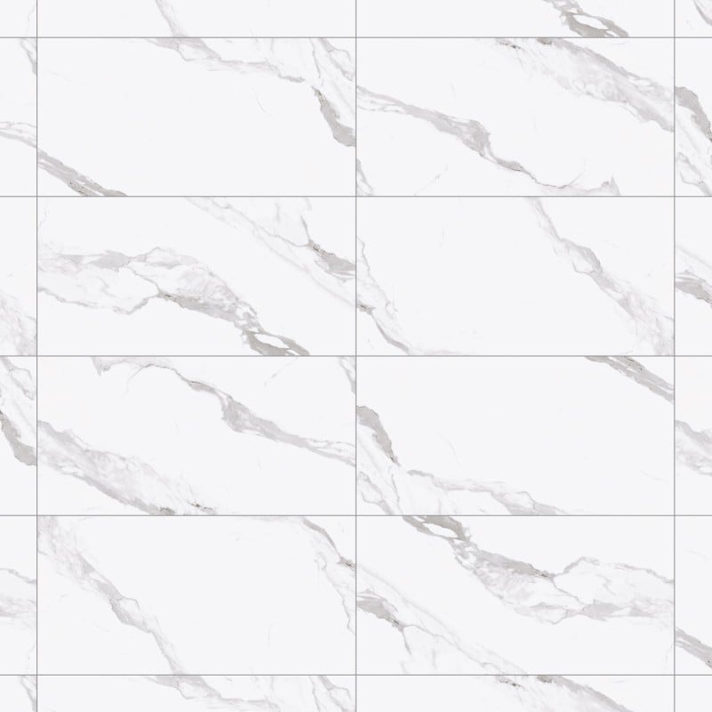 Mexen Stuario Altrisimo glazed rectified stoneware tile, floor and wall tile 120 x 60 cm, gloss - TL153-120-060-00