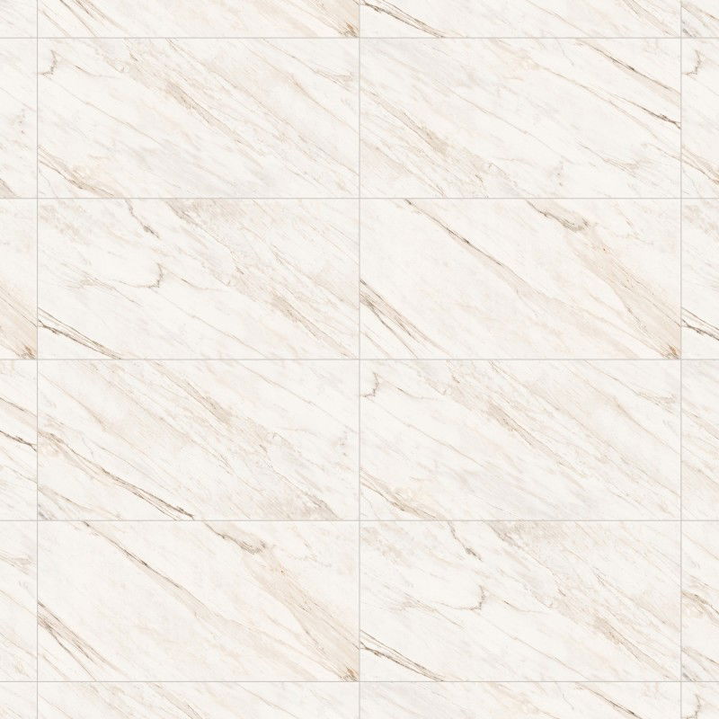 Mexen Angelo White gres vidrado reto G1, azulejo pavimento e parede 120 x 60 cm, polido - TL156-120-060-00