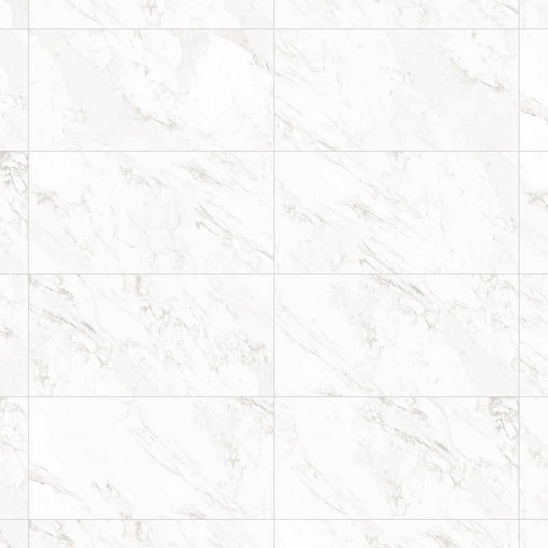 Mexen Brillance Satuario Grey Glossy Rectified Porcelain Tile G1, Floor and Wall Tile 120 x 60 cm, Gloss - TL163-120-060-00