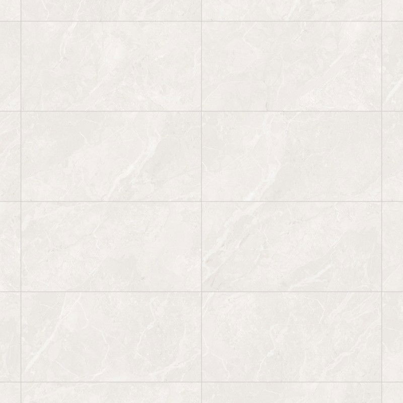 Mexen Rozallia Bianco gres smaltato rettificato G1, piastrella da pavimento e muro 120 x 60 cm, lucido - TL165-120-060-00