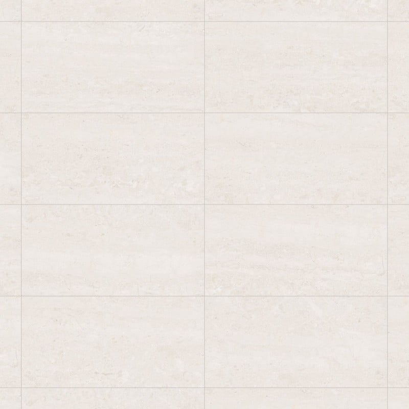 Mexen Dayno Bianco glazed rectified stoneware tile, floor-wall 120 x 60 cm, gloss - TL166-120-060-00