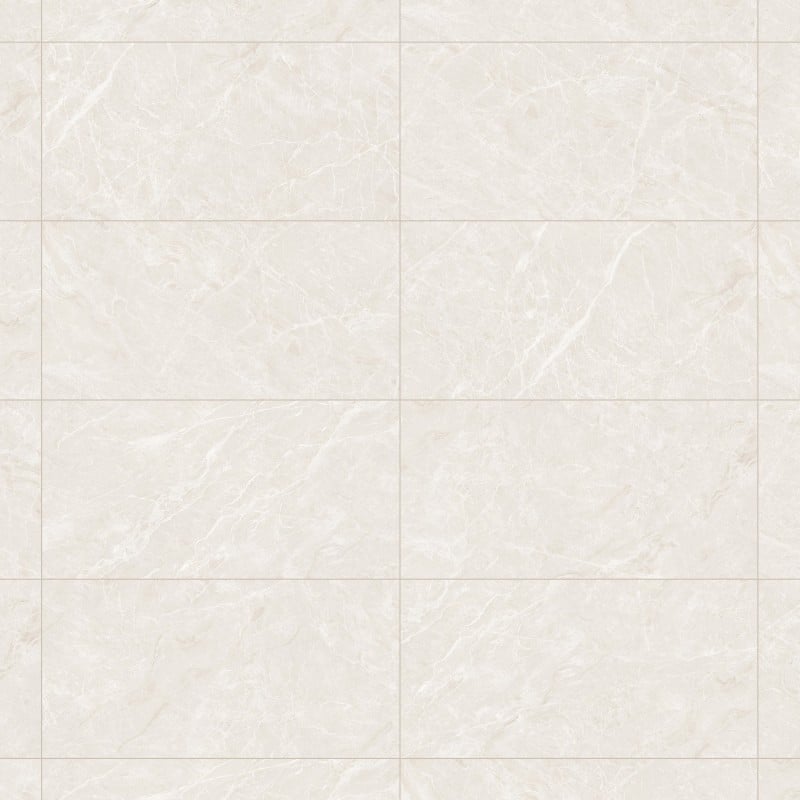 Mexen Versace Bianco glazed rectified G1, floor-wall tile 120 x 60 cm, gloss - TL168-120-060-01