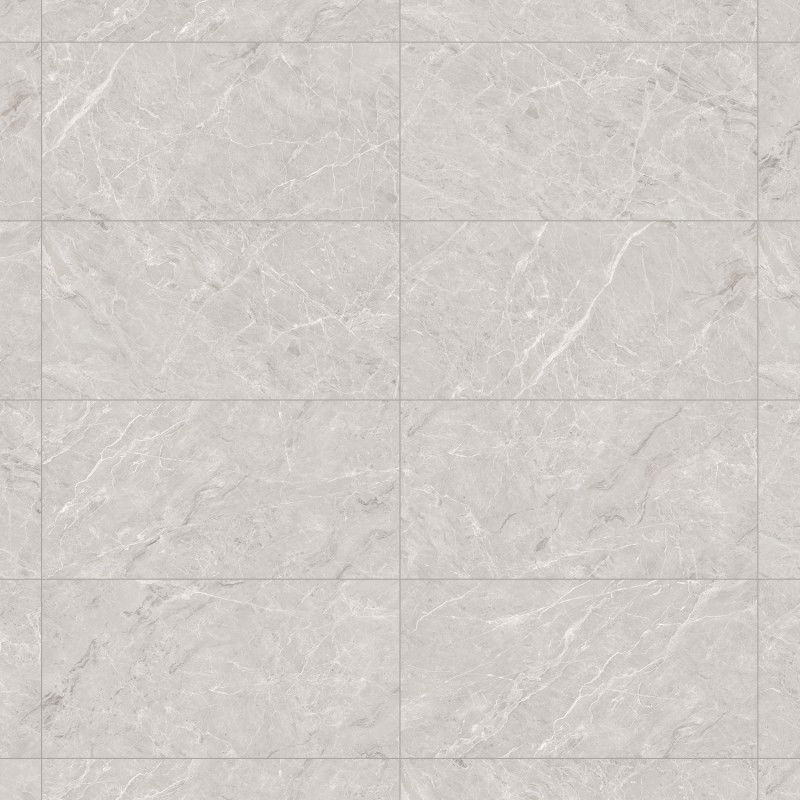 Mexen Versace Grey glazed rectified porcelain tile, floor-wall 120 x 60 cm, gloss - TL168-120-060-02