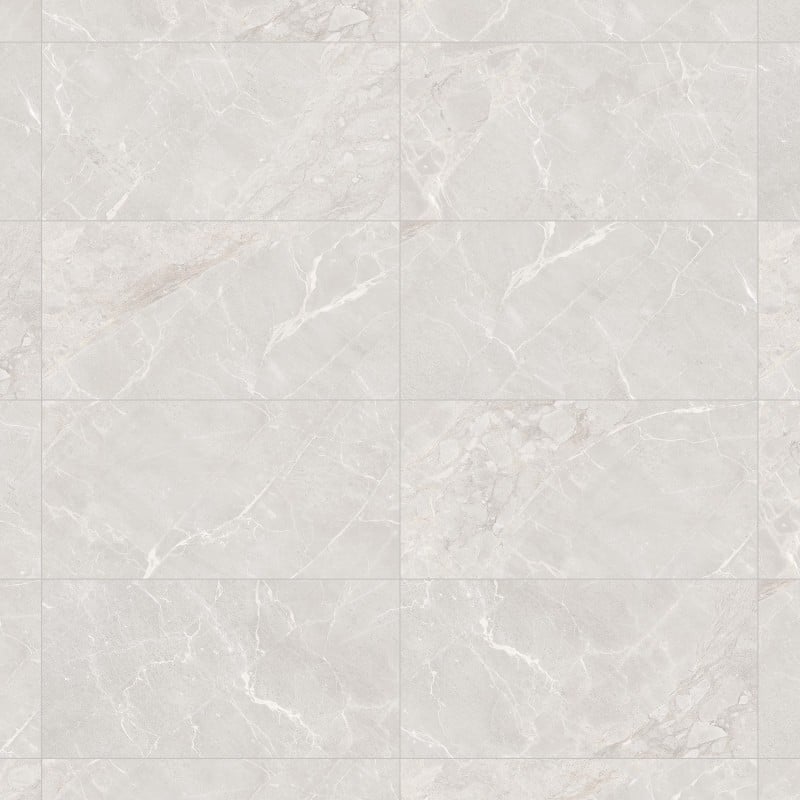 Mexen Valencia Bianco grès émaillé rectifié G1, carreau sol-mur 120 x 60 cm, brillant - TL169-120-060-02