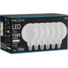 Mexen Vintis 6x żarówka filament LED E27, G125, 12W, Neutralna - 4000K, 1560 lm, clear - L158-E27-1240-00x06