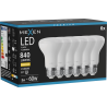 Mexen Nova 6x LED spuldze E27, R63, 8W, Silta - 3000K, 840 lm - L104-E27-0830-01x06