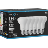 Mexen Nova 6x Ampoule LED E27, R63, 8W, Neutre - 4000K, 840 lm - L104-E27-0840-01x06