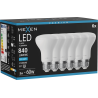 Mexen Nova 6x LED Luucht E27, R63, 8W, Kal - 6500K, 840 lm - L104-E27-0865-01x06