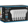 Mexen Nova 6x żarówka LED E27, R63, 8W, Zimna - 6500K, 840 lm - L104-E27-0865-01x06