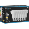Mexen Nova 6x żarówka LED E27, R63, 10W, Ciepła - 3000K, 1055 lm - L104-E27-1030-01x06