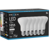Mexen Nova 6x LED-lampa E27, R63, 10W, Neutral - 4000K, 1055 lm - L104-E27-1040-01x06