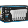 Mexen Nova 6x LED spuldze E27, R63, 10W, Auksts - 6500K, 1055 lm - L104-E27-1065-01x06