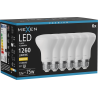 Mexen Nova 6x LED-pirn E27, R63, 12W, Soe - 3000K, 1260 lm - L104-E27-1230-01x06