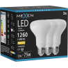 Mexen Nova 3x LED Bulb E27, R80, 12W, Warm - 3000K, 1260 lm - L105-E27-1230-01x03
