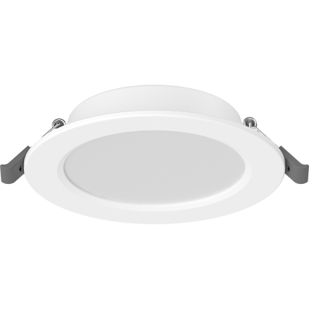 Mexen LDRR LED downlight griestu panelis, iegrimejams, 12 cm diametrs, 6W, Neitrāla - 4000K, 600 lm, balts - L210-012-0640-20