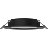 Mexen LDRR LED gaismas panelis griestiem, iebūvējamais fi 12 cm, 6W, Neitrāls - 4000K, 390 lm, melns - L210-012-0640-70