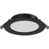 Mexen LDRR laevalgusti paneel, süvistatav LED downlight, diameeter 12 cm, 6W, Neutraalne - 4000K, 390 lm, must