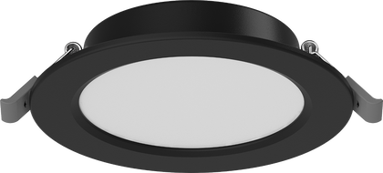 Mexen LDRR LED stropni panel downlight ugradbeni fi 12 cm, 6W, Neutralna - 4000K, 390 lm, crna - L210-012-0640-70