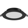 Mexen LDRR LED griestu panelis downlight, iegremdēts, diametrs 12 cm, 6W, Auksta gaisma - 6500K, 450 lm, melns