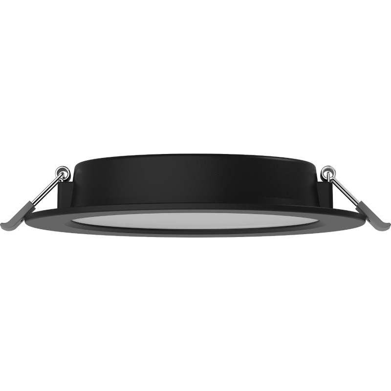 Mexen LDRR panel sufitowy downlight LED wpuszczany fi 14 cm, 9W, Neutralna - 4000K, 720 lm, czarny - L210-014-0940-70