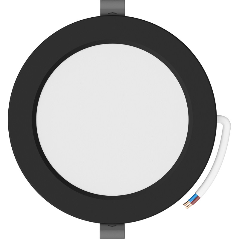 Mexen LDRR LED-upotettava kattopaneeli, 14 cm, 9W, neutraali - 4000K, 720 lm, musta - L210-014-0940-70