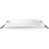 Mexen LDRR panneau de plafond downlight LED encastré fi 14 cm, 9W, Froid - 6500K, 990 lm, blanc - L210-014-0965-20