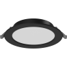 Mexen LDRR griestu panelis LED iemontēts downlight, diametrs 14 cm, 9W, Auksts - 6500K, 720 lm, melns - L210-014-0965-70